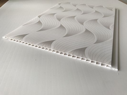 تصاميم ملونة شائعة لوحة PVC للسقف والجدار الموجة المطبوعة لوحة الحمام الحائطية