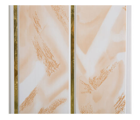 خطوط ذهبية واسعة للماء لوحات الحائط للحمام الكسوة 250MM