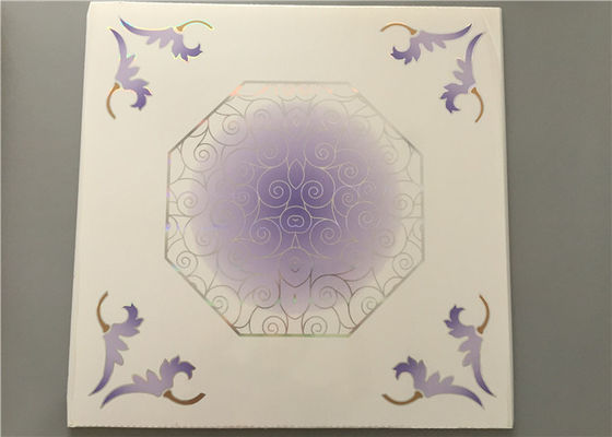 595*595ملم لوحات السقف صديقة للبيئة بلاط السقف المعلق الحديث للسيارات / المرآب / الحمامات