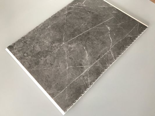 ألواح حائط المرآب المقاومة للآثار العالية للجدار للزخرفة الداخلية ألوان الرخام ألواح حائط ألياف الخيزران