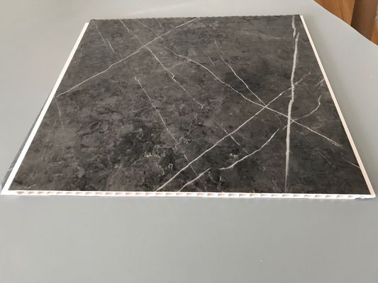 ألواح حائط المرآب المقاومة للآثار العالية للجدار للزخرفة الداخلية ألوان الرخام ألواح حائط ألياف الخيزران