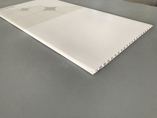 ألواح سقف الجدار الزخرفية المقاومة للرطوبة / ألواح تغطية الجدار الزخرفية 30 سم عرض سقف PVC