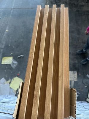 Grille Fashionable outdoor wpc wall panel Popular Pvc