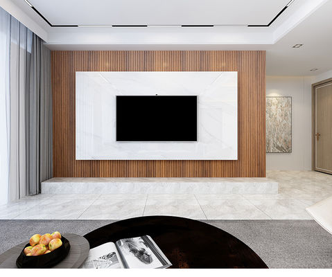 Decorative Laminated Pvc interior wpc wall panel For Background Grille Design