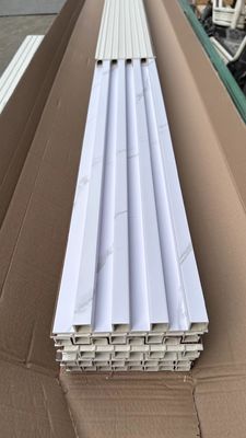 Contemporary Pvc 3d Wall Panels Wpc Covering Woodgrain Slat Wall Panels