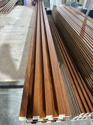 OEM PVC Slat Acoustic Panels Decorative WPC Panel For Wall And Ceiling