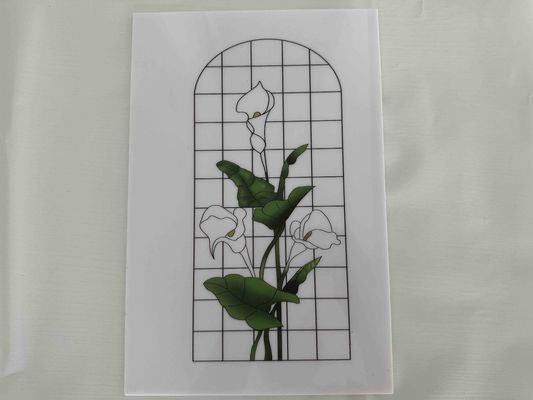 طباعة الأشعة فوق البنفسجية أوراق البوليستيرين الطباعة ثلاثية الأبعاد الأوراق الزخرفية أوراق PS اللون الأبيض لوحة إعلانية