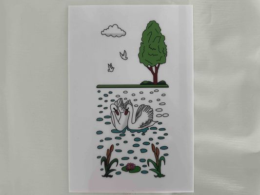 طباعة الأشعة فوق البنفسجية أوراق البوليستيرين الطباعة ثلاثية الأبعاد الأوراق الزخرفية أوراق PS اللون الأبيض لوحة إعلانية