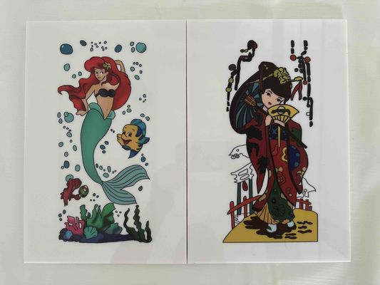 ألوان البوليستيرين أوراق بلاستيكية حوافز الباب التزيينية ألواح حوافز الباب البلاستيكية الطباعة الزخرفية أوراق PS