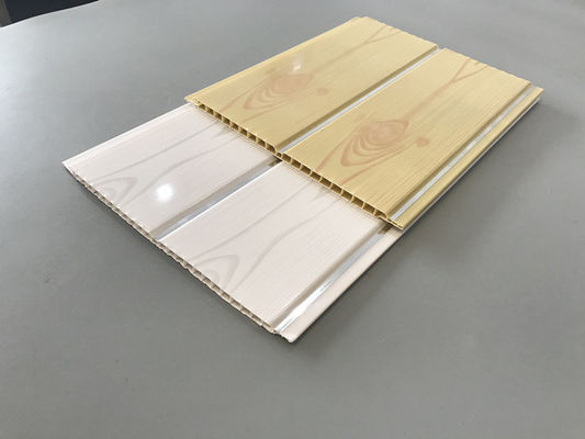 200 × 5.95M داخلية فنية ألواح التغطية الخشبية من PVC للمطعم 7mm سمك 8 بوصة لوحة السقف من PVC اللون الخشبي الشعبي