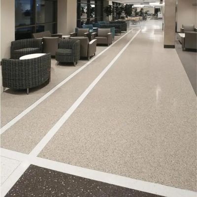 Colorful Epoxy Sand Coating Marble Effect Floor Epoxy Resin Floor Home Self Leveling Floor Paint Color Sand Good Choice For GYM Flooring