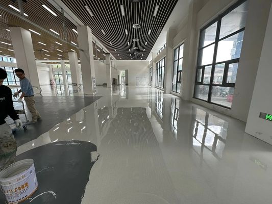Colorful Epoxy Sand Coating Marble Effect Floor Epoxy Resin Floor Home Self Leveling Floor Paint Color Sand Good Choice For GYM Flooring