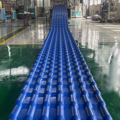 Residential Homes Light Weight 2mm Thickness Spanish Style PVC Roofing Material For Construction