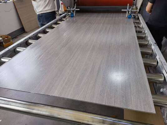 Popular Carbon Glass Panel Pvc Wood Veneer China Wood Type Pvc For Interior Wall Carbon Glass Sheet With 8mm Thickness