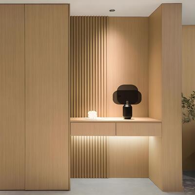 ألواح الفينير الزخرفية للوحة الكربونية الكريستالية 5 ملم للديكور الداخلي